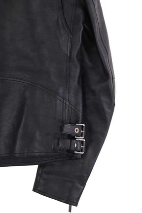 Manteau Dior Noir en Cuir
