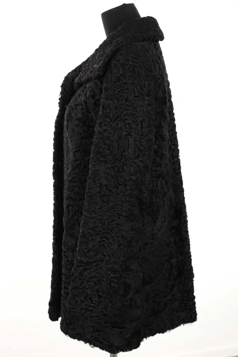 Manteau en astrakan Claude Alexandre Other Brand Noir en Fourrure