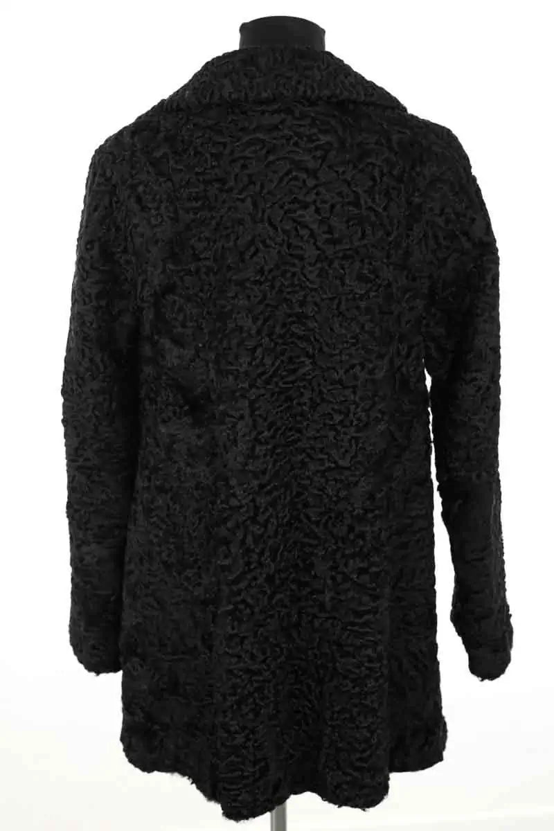 Manteau en astrakan Claude Alexandre Other Brand Noir en Fourrure