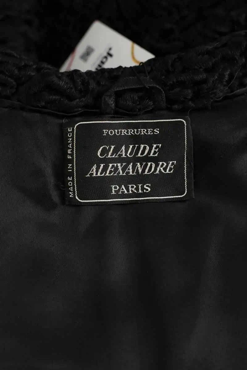 Manteau en astrakan Claude Alexandre Other Brand Noir en Fourrure