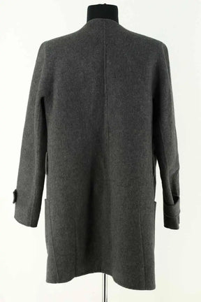 Manteau Eric Bompard Gris en Cachemire