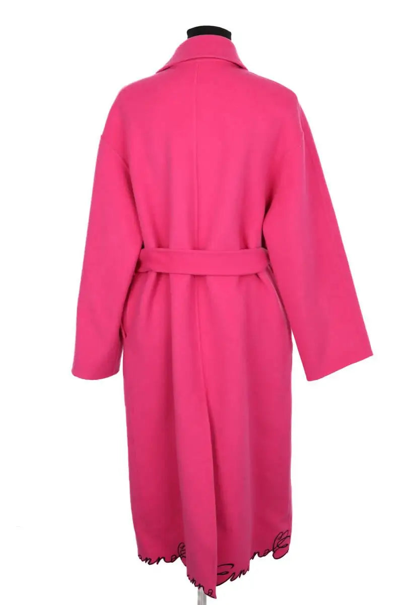 Manteau Ermanno Firenze Rose en Laine