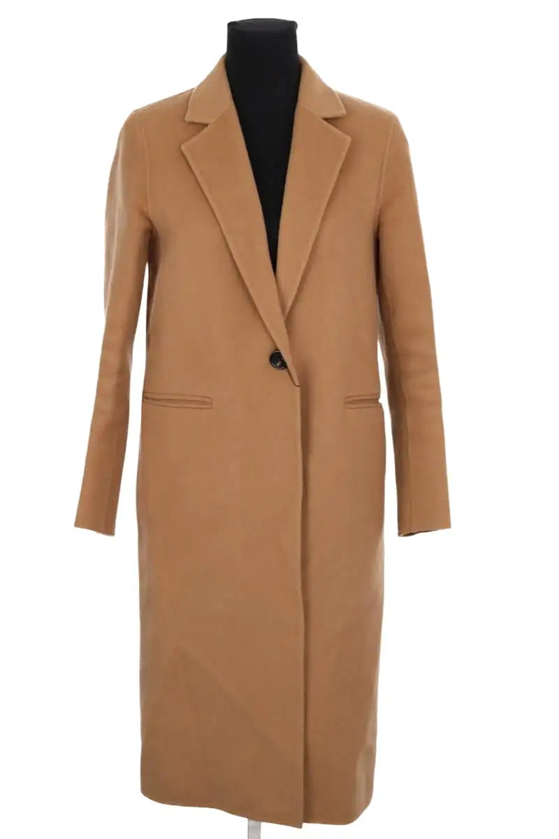 Manteau Figaret Camel en Laine, taille S - Seconde Main