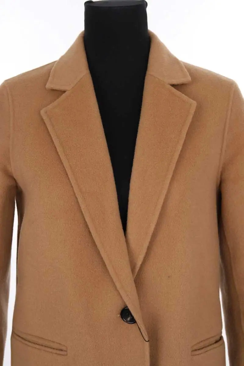 Manteau Figaret Camel en Laine