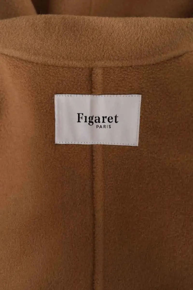 Manteau Figaret Camel en Laine