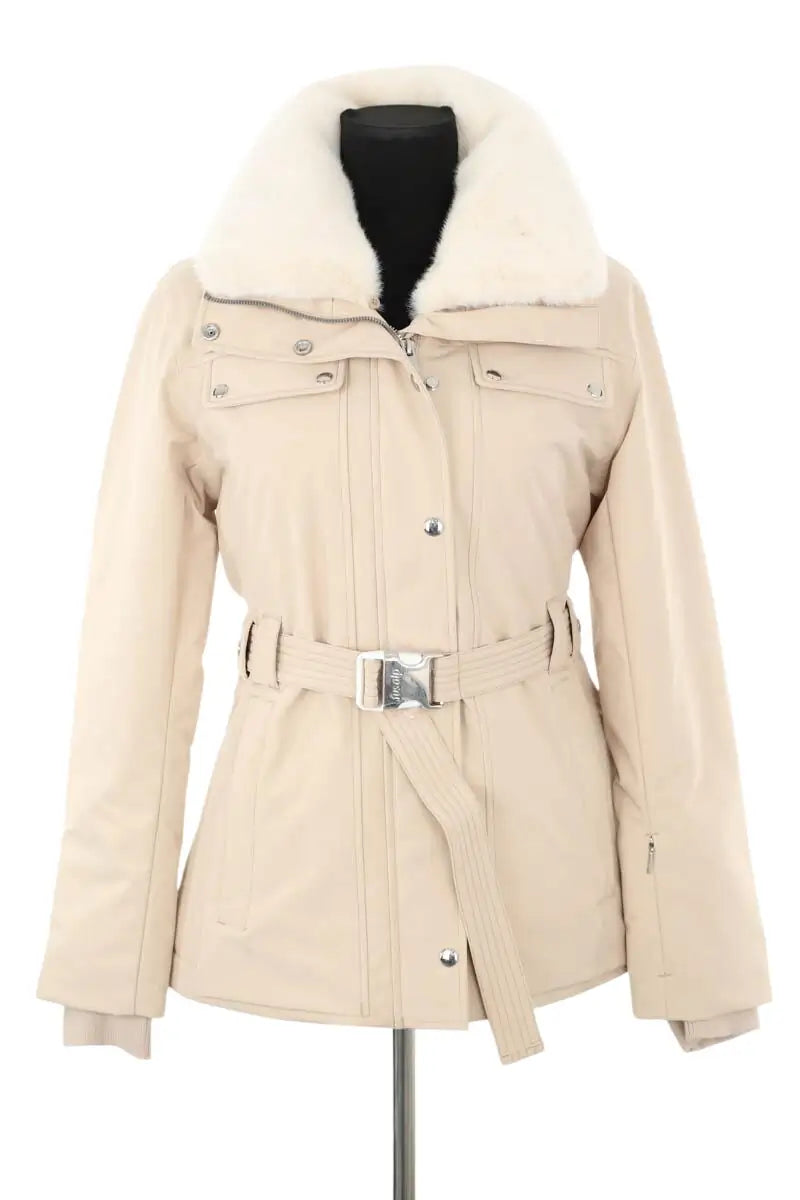 Manteau Fusalp Beige en Polyester, taille M - Seconde Main