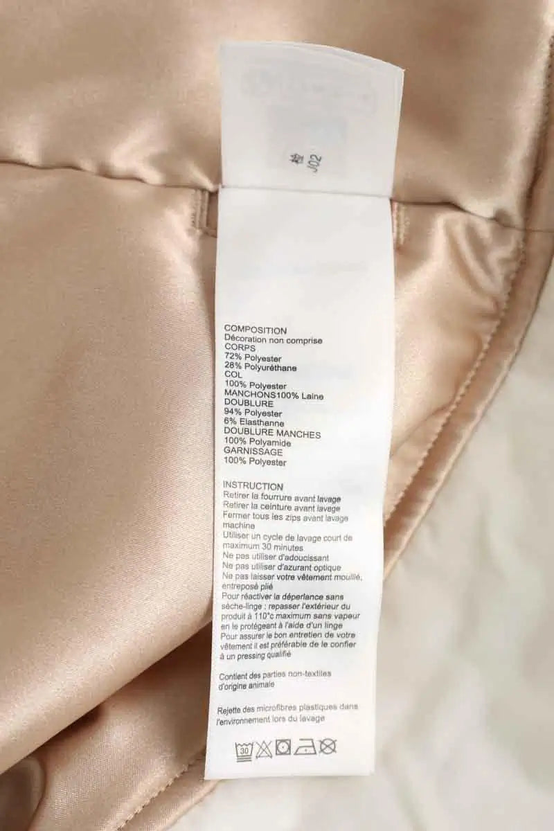 Manteau Fusalp Beige en Polyester
