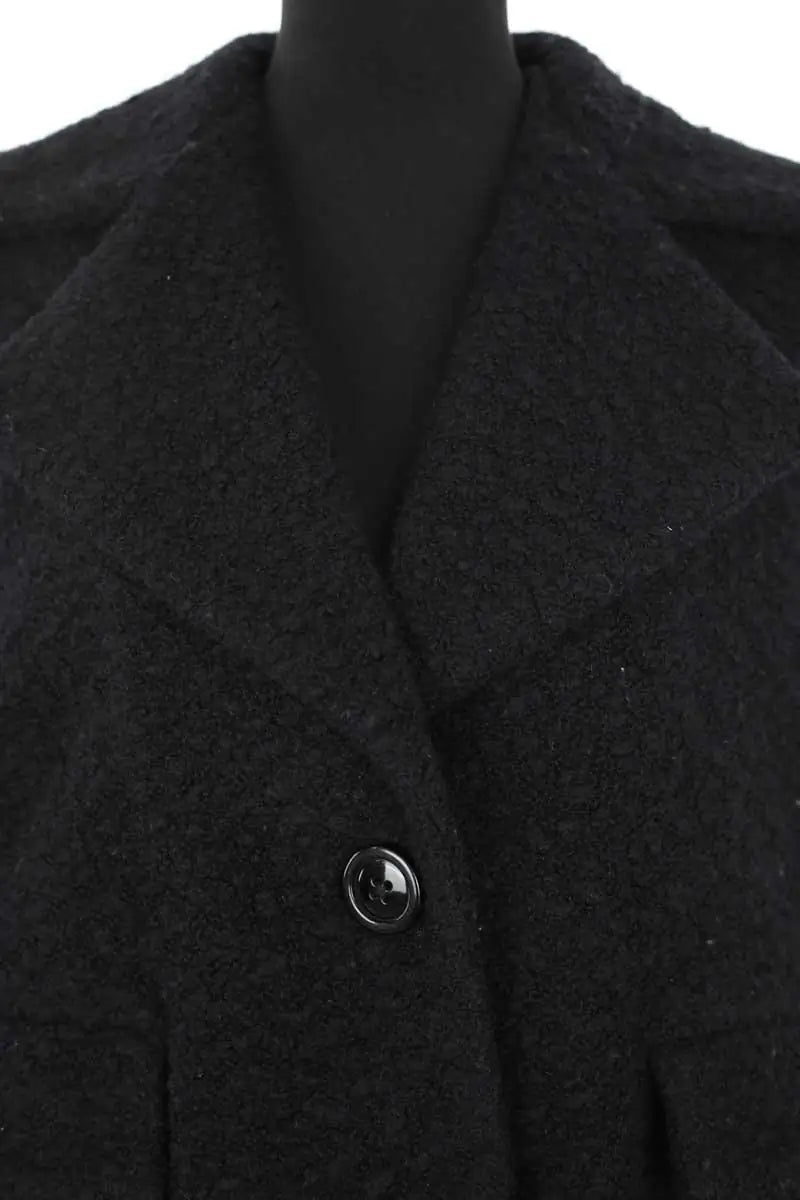 Manteau Ganni Noir en Laine