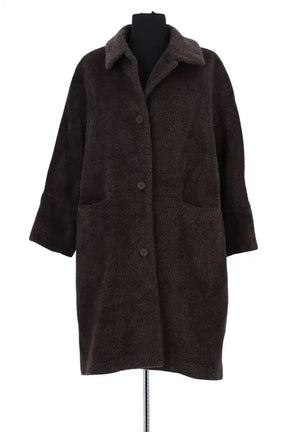 Manteau Georges Rech Marron en Laine, taille M - Seconde Main