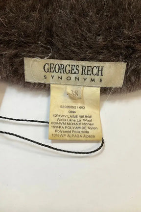 Manteau Georges Rech Marron en Laine