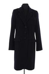 Manteau Gerard Darel Marine en Laine, taille S - Seconde Main