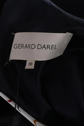 Manteau Gerard Darel Marine en Laine