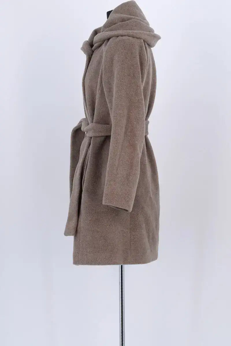 Manteau Gerard Darel Marron en Laine