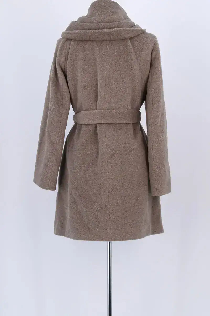 Manteau Gerard Darel Marron en Laine