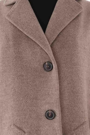 Manteau Gerard Darel Marron en Laine