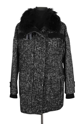 Manteau Gerard Darel Noir en Coton, taille S - Seconde Main