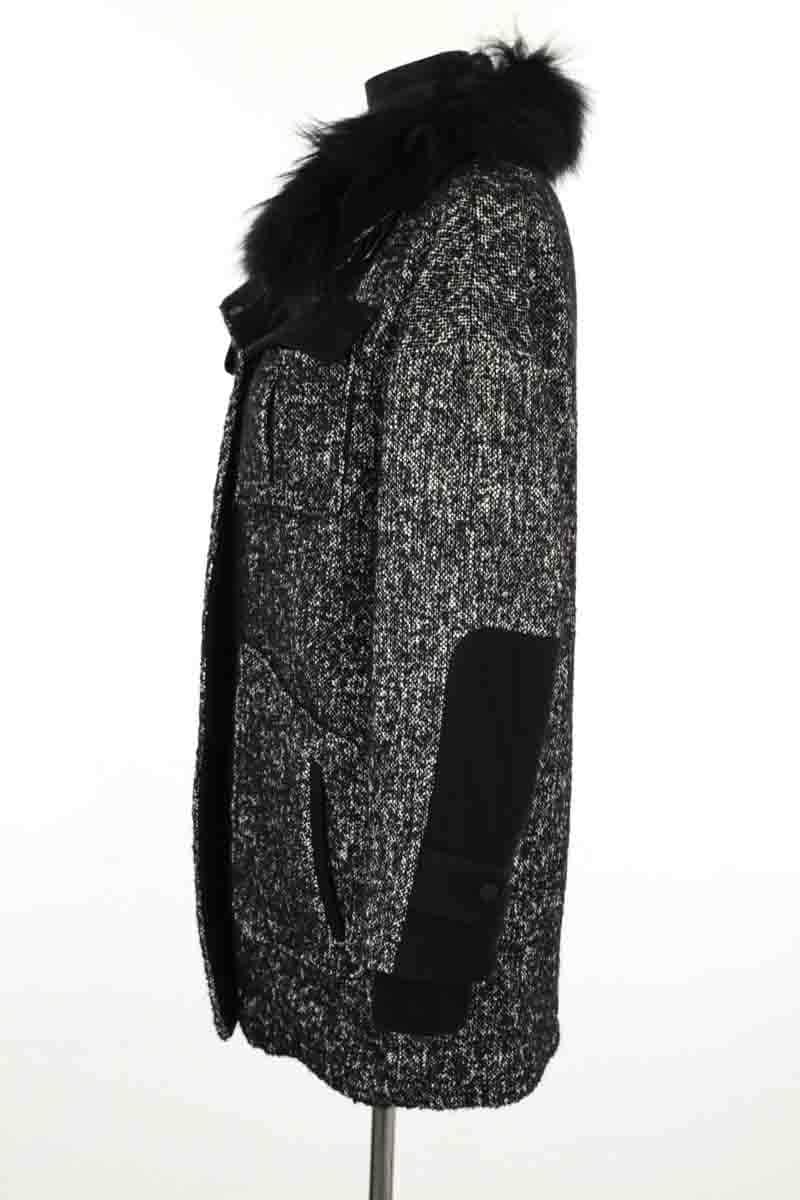Manteau Gerard Darel Noir en Coton