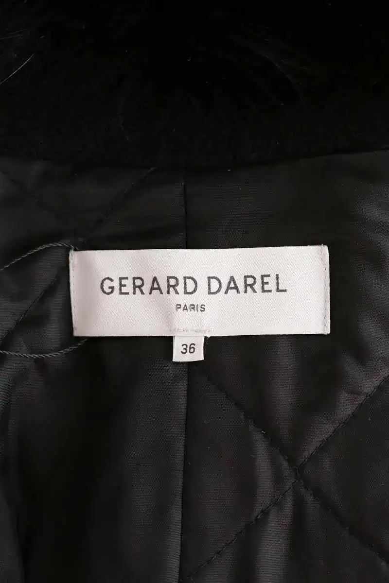 Manteau Gerard Darel Noir en Coton