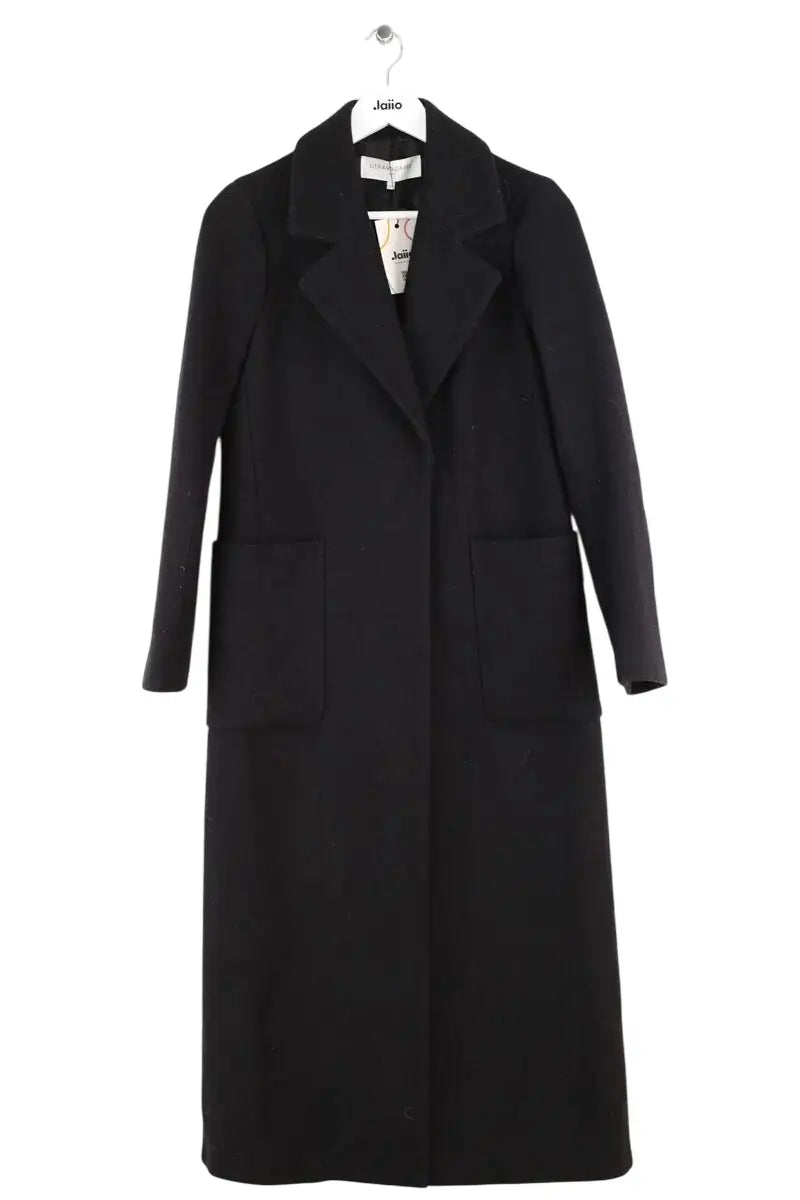 Manteau Gerard Darel Noir en Laine, taille S - Seconde Main