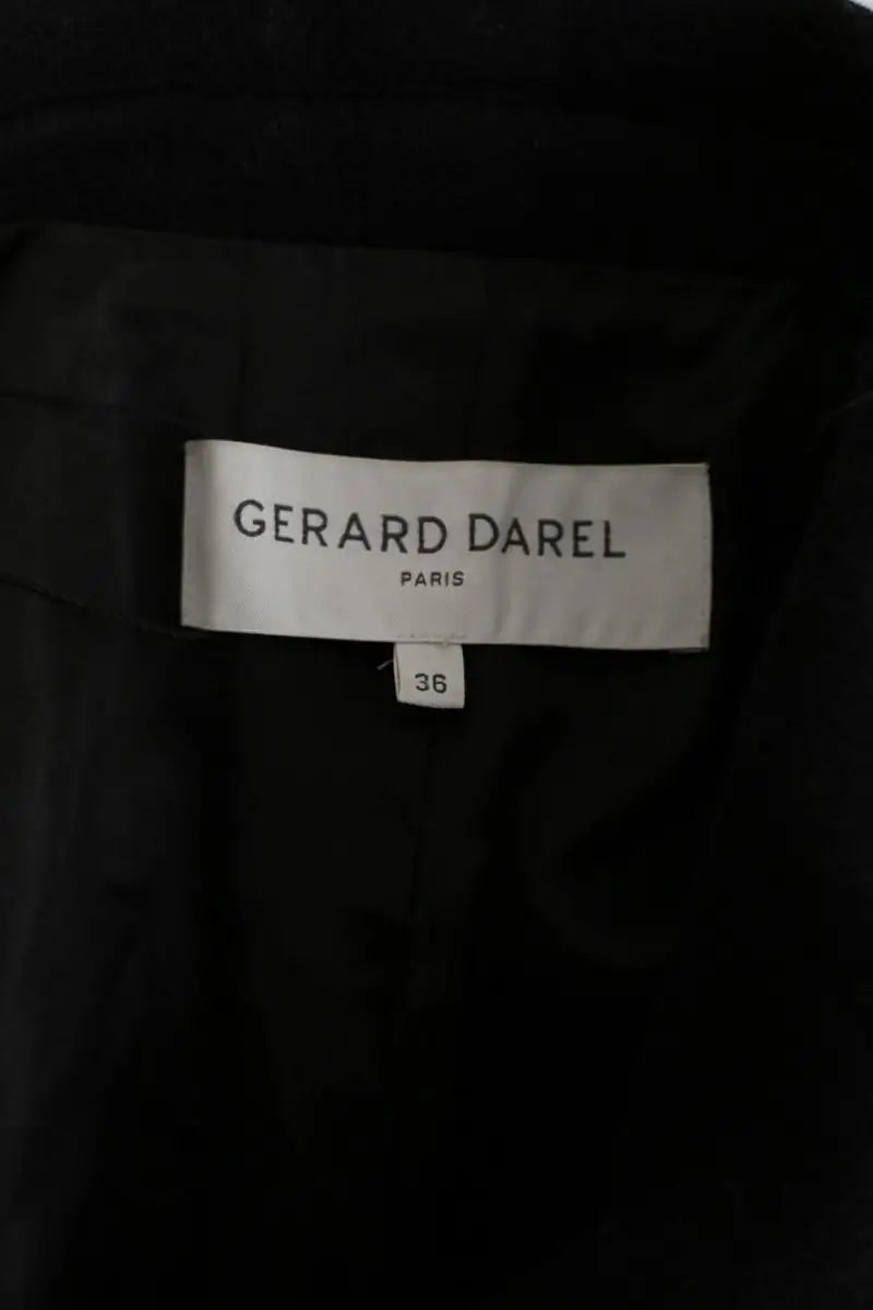 Manteau Gerard Darel Noir en Laine