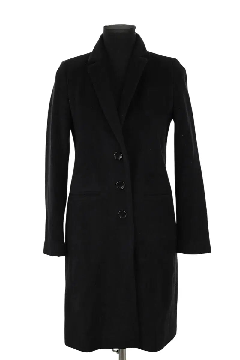 Manteau Gerard Darel Noir en Laine, taille S - Seconde Main
