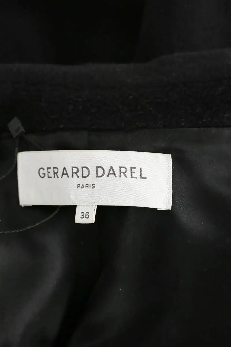 Manteau Gerard Darel Noir en Laine