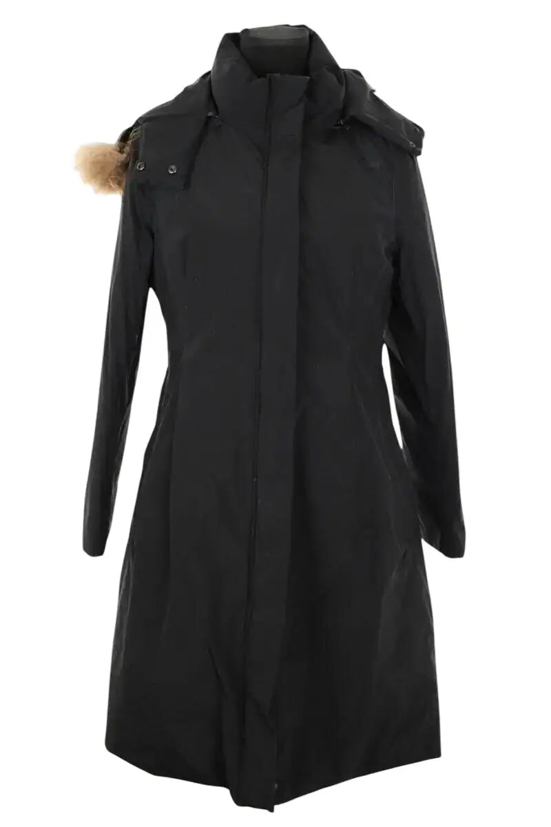 Manteau Gerard Darel Noir en Polyester, taille S - Seconde Main