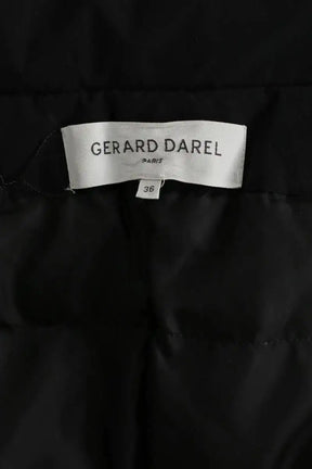 Manteau Gerard Darel Noir en Polyester