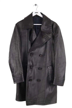 Manteau Gucci Noir en Cuir, taille XXXL - Seconde Main
