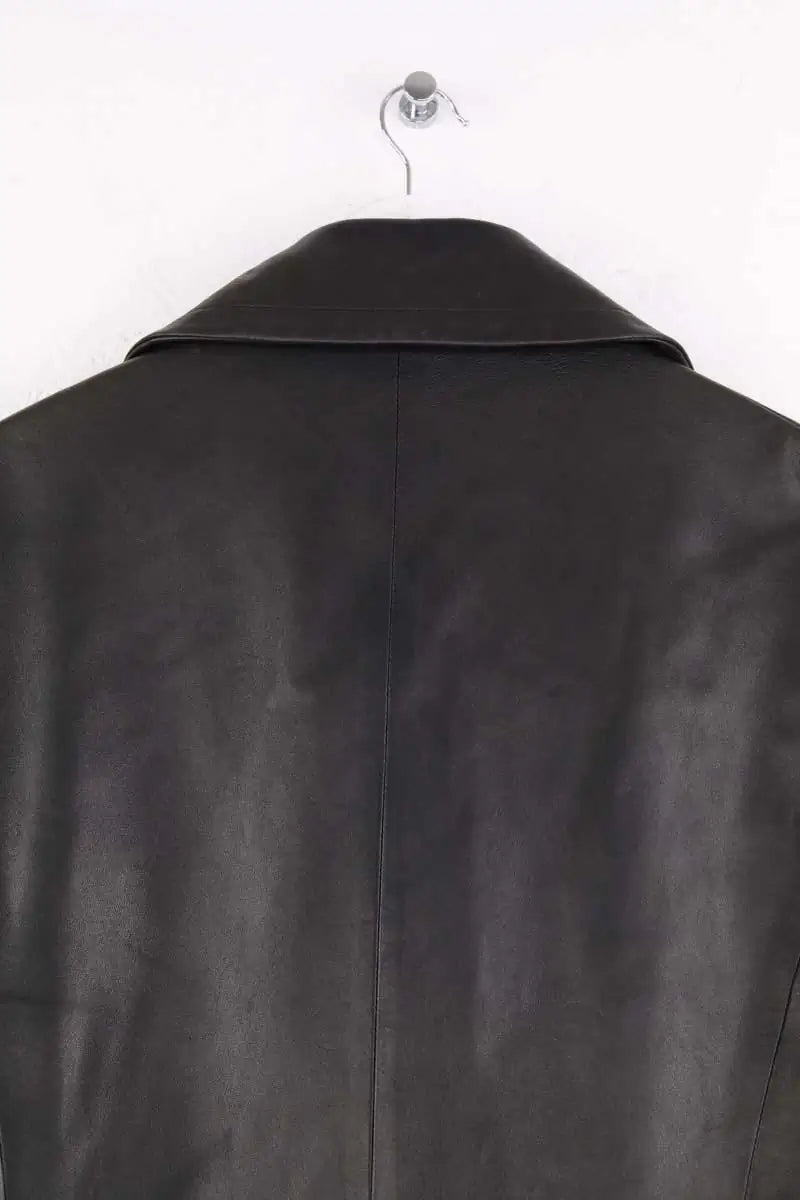 Manteau Gucci Noir en Cuir