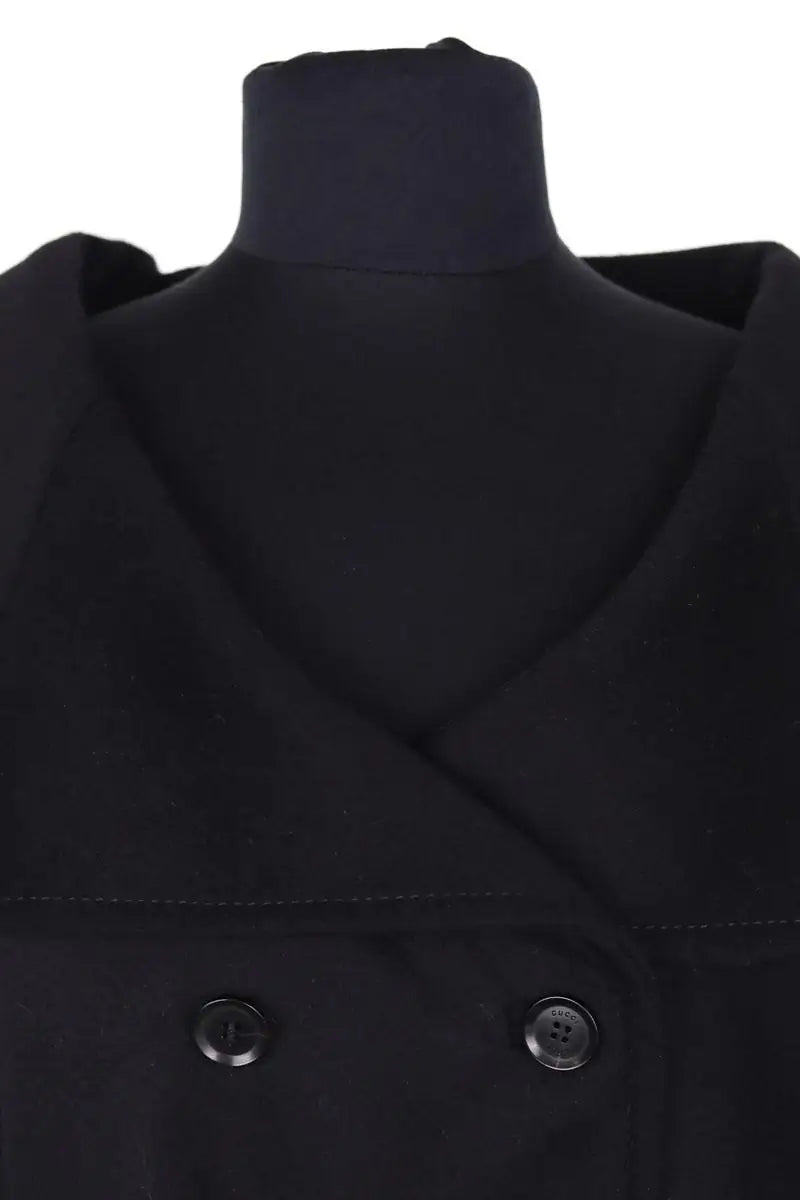 Manteau Gucci Noir en Laine