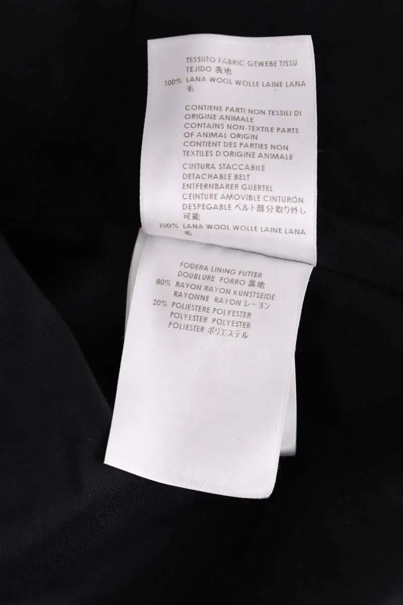 Manteau Gucci Noir en Laine