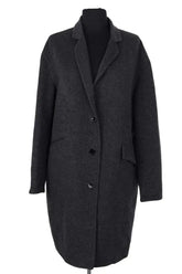 Manteau Harmony Gris en Laine, taille S - Seconde Main