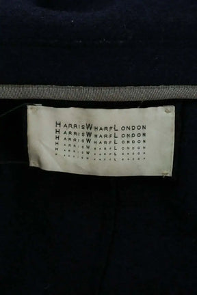 Manteau Harris Wharf London Marine en Laine