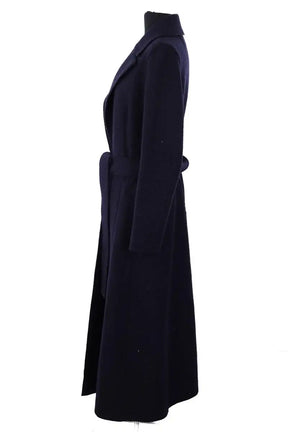 Manteau Harris Wharf London Marine en Laine