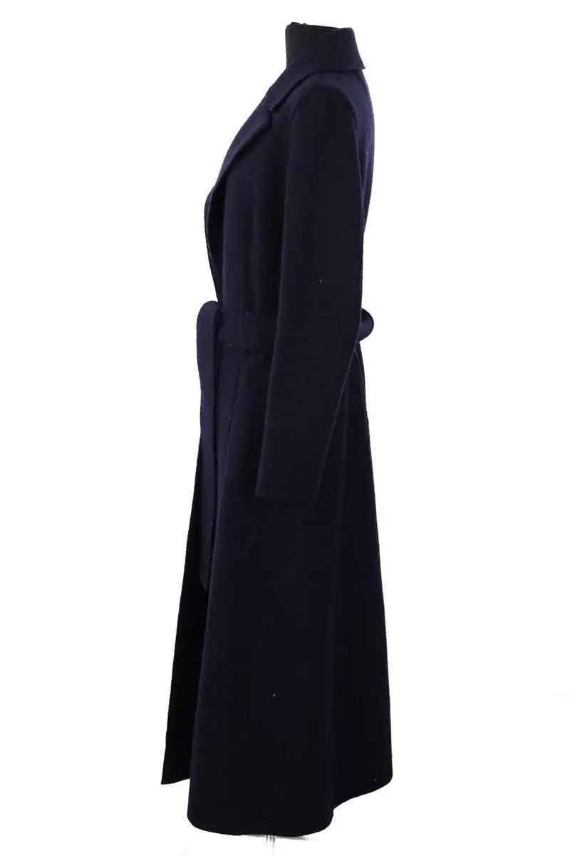 Manteau Harris Wharf London Marine en Laine