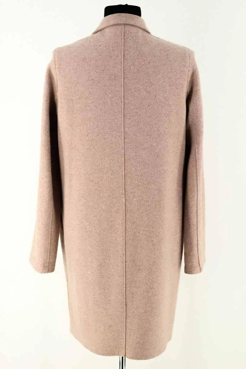 Manteau Harris Wharf London Rose en Laine