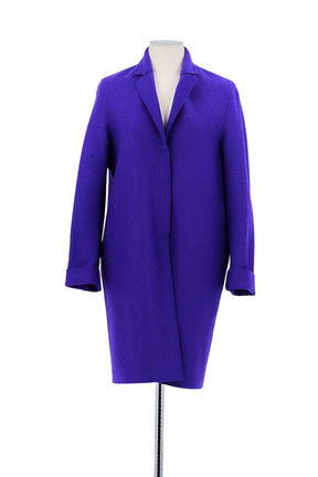 Manteau Harris Wharf London Violet en Laine, taille S - Seconde Main