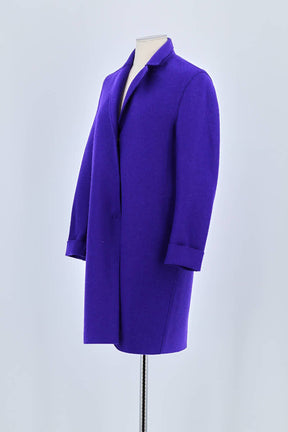 Manteau Harris Wharf London Violet en Laine