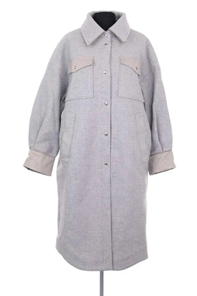 Manteau Heimstone Gris en Laine, taille S - Seconde Main