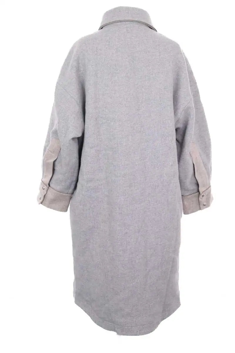 Manteau Heimstone Gris en Laine