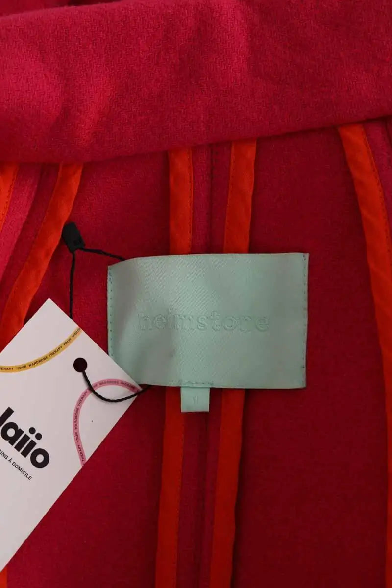 Manteau Heimstone Rose en Laine