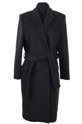 Manteau Iro Gris en Laine, taille M - Seconde Main