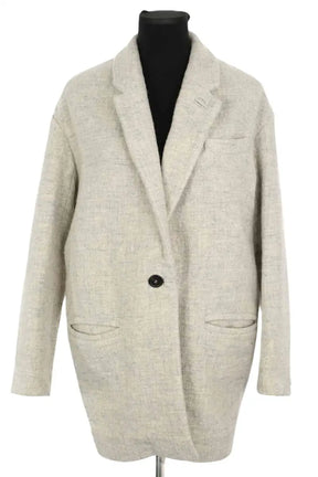 Manteau Iro Gris en Laine, taille S - Seconde Main