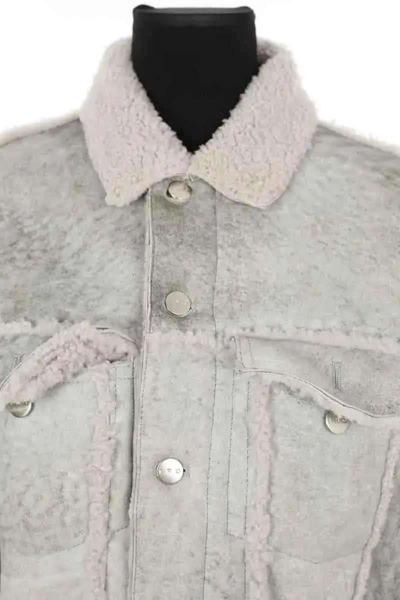 Manteau Iro Gris en Laine
