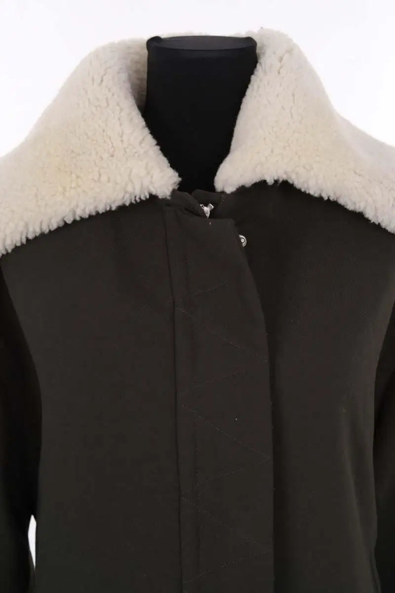 Manteau Iro Kaki en Synthétique
