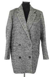Manteau Iro Noir en Coton, taille M - Seconde Main