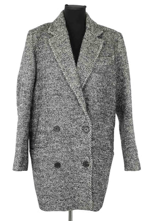 Manteau Iro Noir en Coton, taille M - Seconde Main