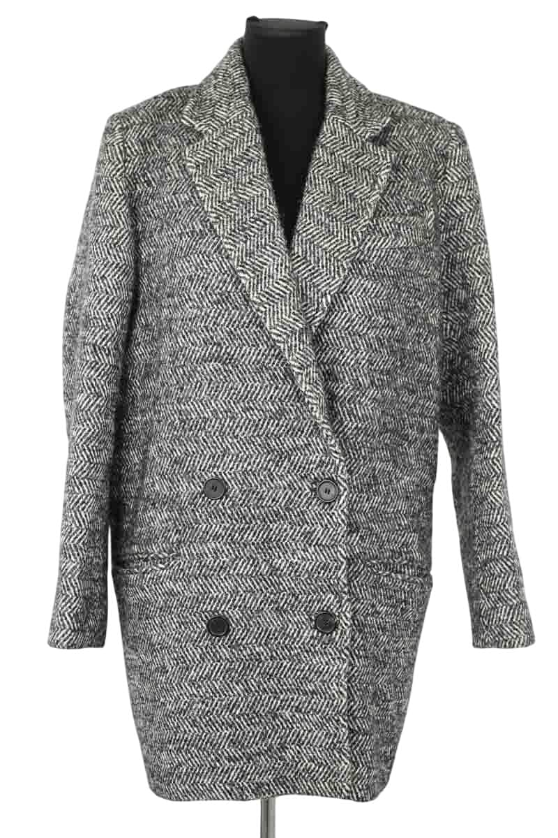 Manteau Iro Noir en Coton, taille M - Seconde Main
