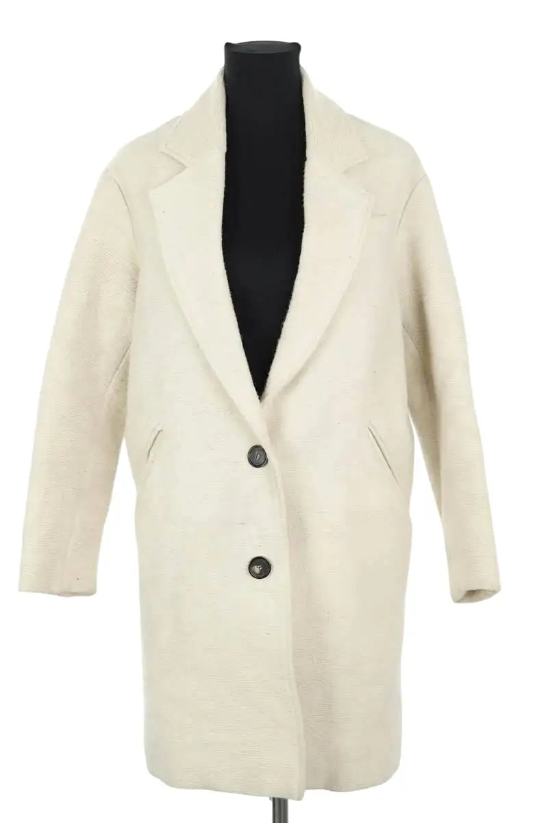 Manteau Isabel Marant Beige en Synthétique, taille XS - Seconde Main